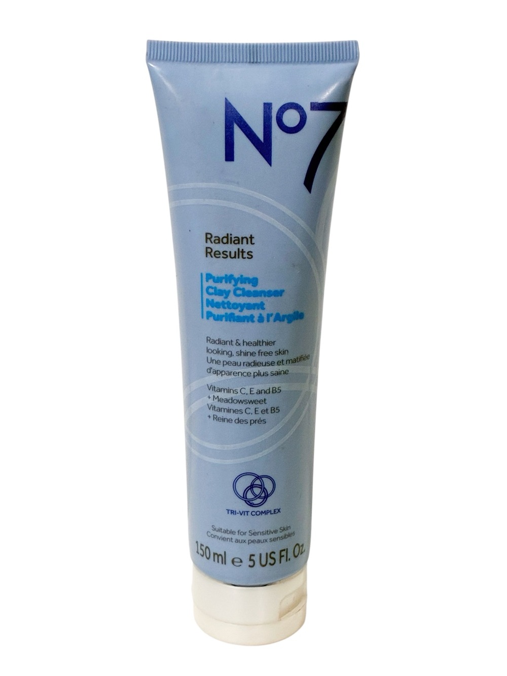 No7 Radiant Results Purifying Clay Cleanser 5oz NEW SEALED